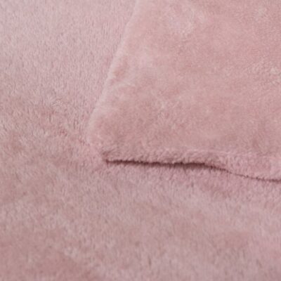 Teddy dekbedovertrek licht roze - lits jumeaux - 240x220 cm